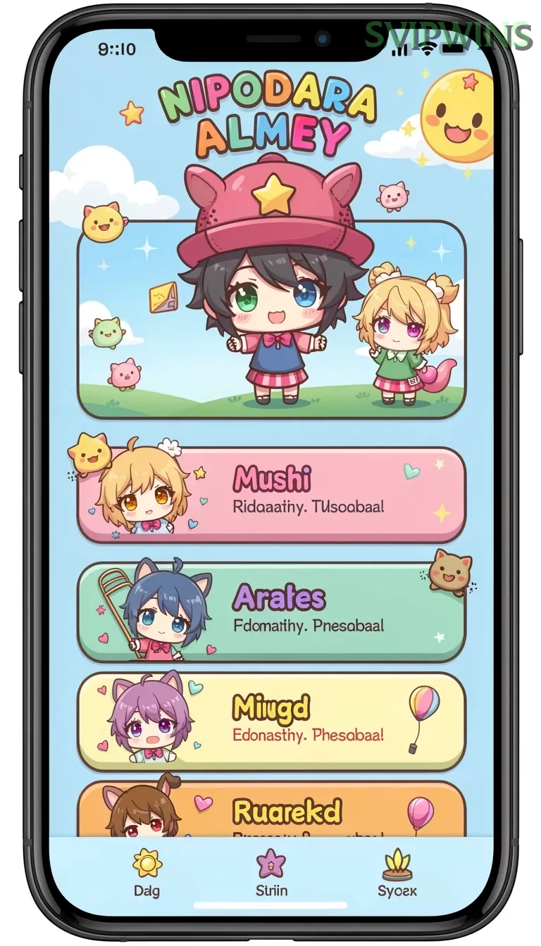 Cuplikan layar 777RT — menu navigasi