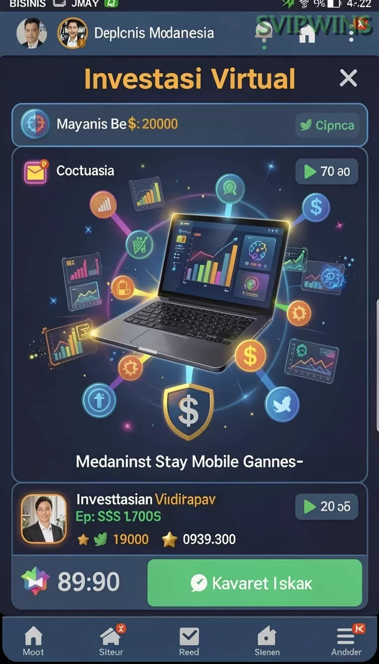 Cuplikan layar V988 — pengaturan akun