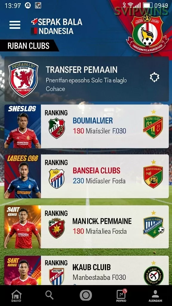 Cuplikan layar SIAP108 — halaman utama